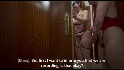 My first pizza dare... So FUCKING nervous I needed my - way more experienced - best friend by my side.