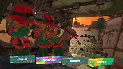Deploying in salmon run in splatoon 3 feels like.(Sound ON)