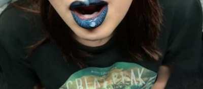 Letting daddy finish in my mouth