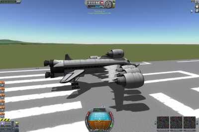 I'm new and tried to make this monstrosity fly and... well, it tried to fly in an unexpected way.