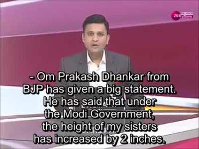 'The height of women increased in Modi government, the height of my sisters increased by 2-2 inches '- OP Dhankhar.