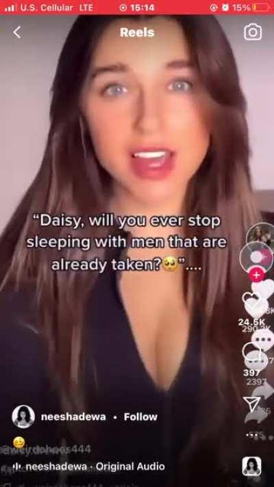 uhh daisy lacking some morals