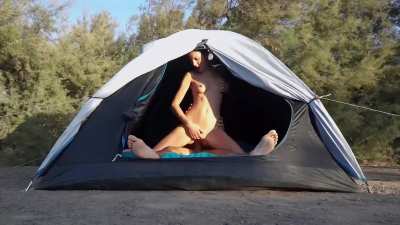 naughty camping trip with mysweetapple