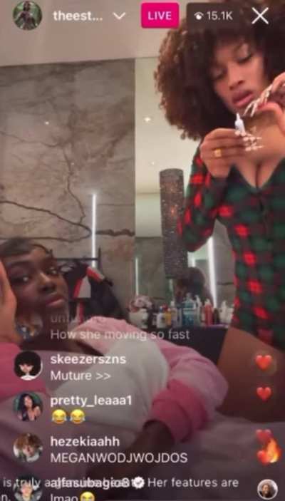 the way megan just silenced her im ctfu😭😭