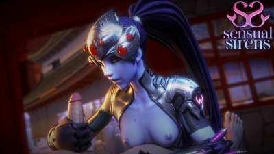 Widowmaker gives you a friendly hand(SensualSirens) [Overwatch] 