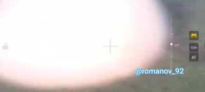 UA POV: Russian Army attempted to send a T-54/55 VBIED filled with 6t of TNT at AFU lines near Marinka.