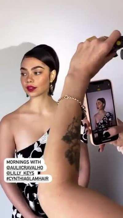 Behind the scenes. That lil smile at the end tho...