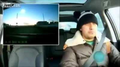 Russian Dude's Reaction To A Meteor