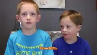 A conversation between father and his sons