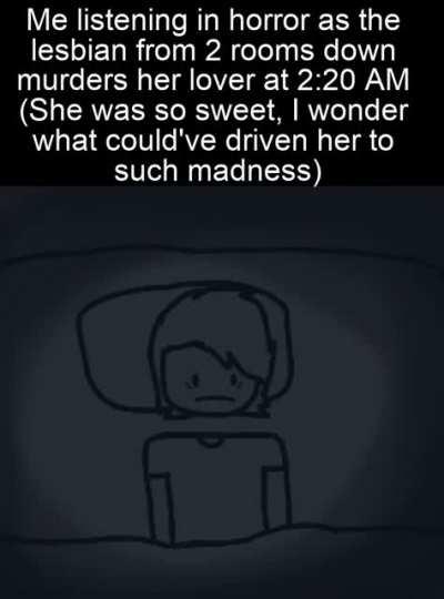 I can still hear her screams