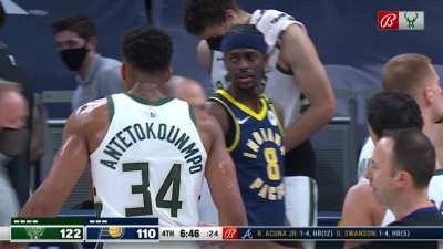 [Highlight] Giannis spins past Bitadze for another huge slam