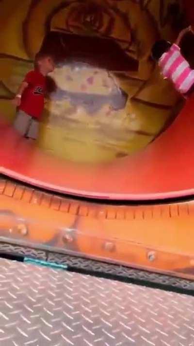 kid doing a barrel roll