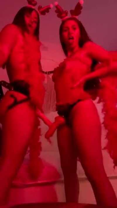 Tonight we will fulfill your dream ... 2 superior cocks to destroy you