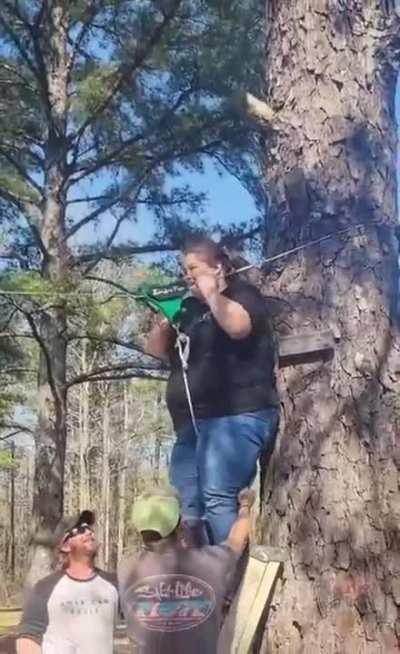 HMC while trying out this zip line