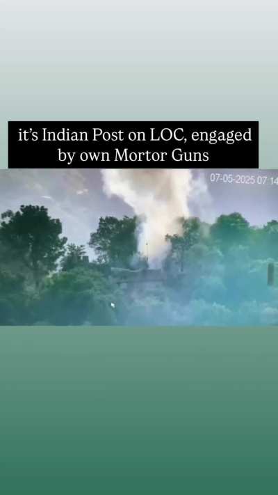 Indian post hit by Pakiatani motar fire