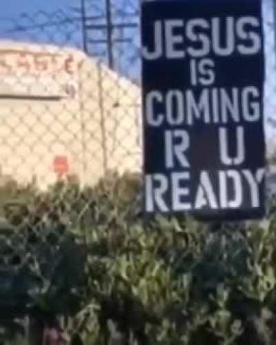 Jesus is coming are you ready?