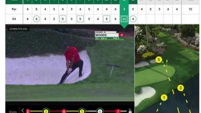 Tiger Woods Cards a 10 on the Par 3 12th at The Masters (every shot)