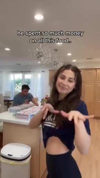 Imagine you are the bf and your gf starts dancing when you are sad