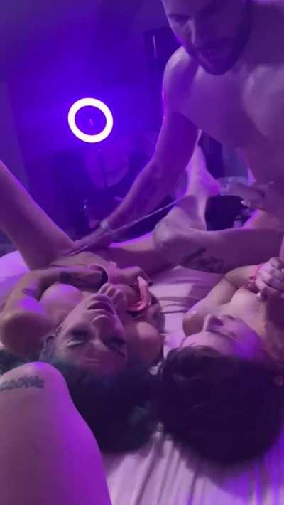 This foursome is literally two hours long, we dominated Raven and Alice and had them cumming over and over 😈🔥 I think we have some of the hardest groupsex on only fans to be honest 😉