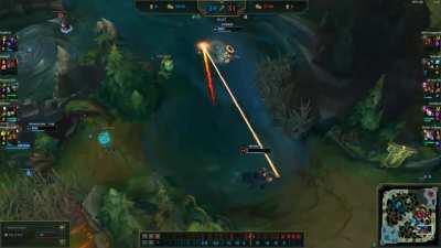 Viktor 1v3 with 50 hp outplay