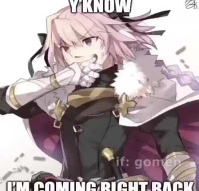 Arguing with Astolfo is illegal... >:(