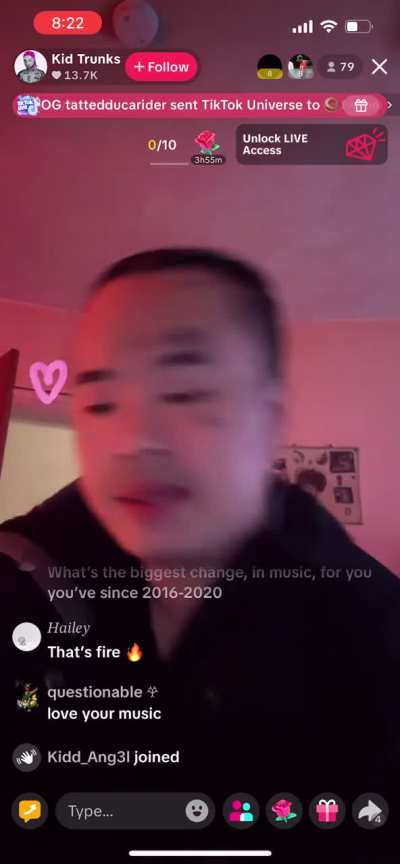 Kid Trunks Plays Unreleased Members Only On Tik Tok Live (Kid Trunks X Bass Santana X Denzel Curry)