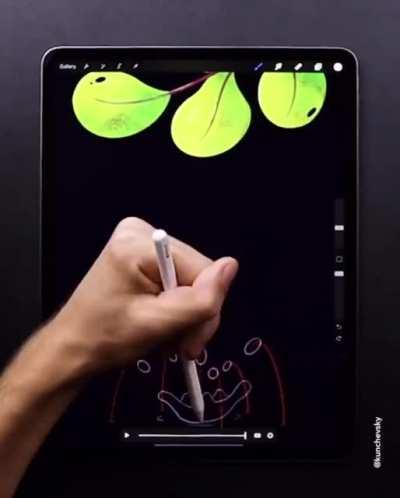 Digital Water Drop Art Interesting Isn't?