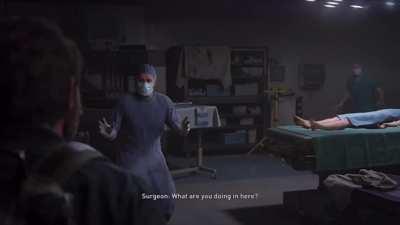 The emptiness in his brain is visually detectable