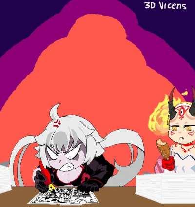 NOT ENOUGH TIME! drawn by me (@3dVicens)