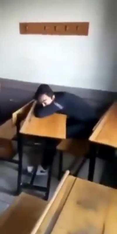WCGW sleeping at school