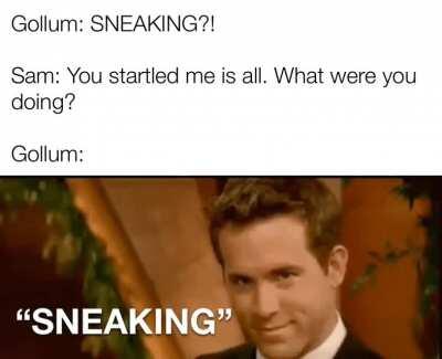 Sense the tone Sam my boy!