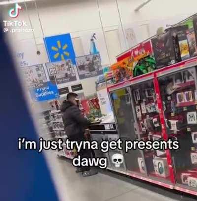 Tis’ the season to be in Walmart.