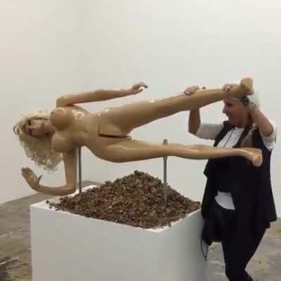 From Art Basel in Miami a few years back. The NutCracker. Don't put your dick in that!