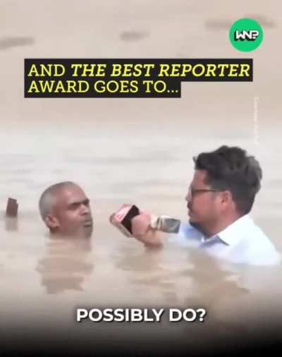 Men having the most casual conversation ever