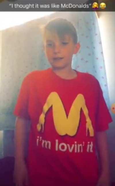 McDonald's kinda sus.