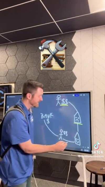Buddy gets loan from private lender. Gets 40 million dollars worth of real estate debt. No wonder why he has his backpack on 😂😂😂