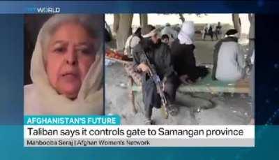 Mahbooba Seraj, founder of the Afghan Women’s Network, on the fall of Kabul: 