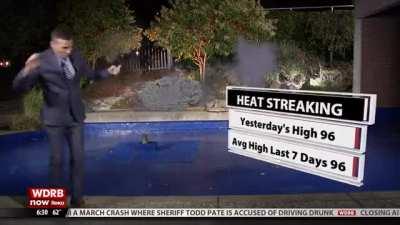 Trying to use fire extinguisher