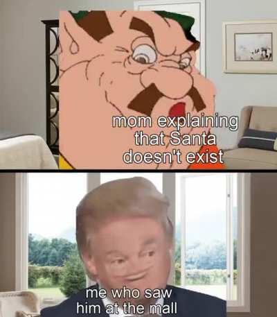 Santa deniers smh my head