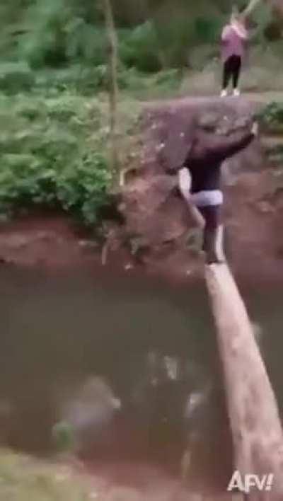 WCGW crossing a river. Not what I expected, I'll be honest.