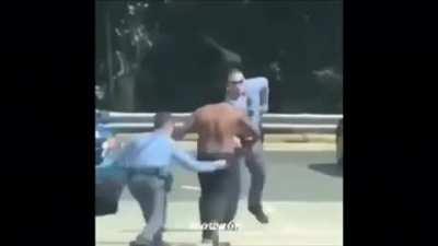 Is this what happens when you attack imperial guards after maxxing out strength and completing the fighters’ guild?