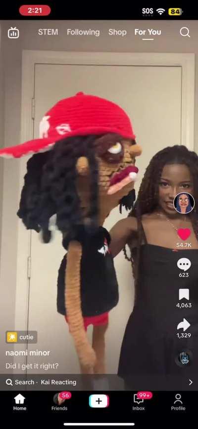 WTF kai she gone do voodoo on you 