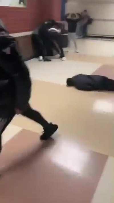 Fighting in high school and getting knocked out.