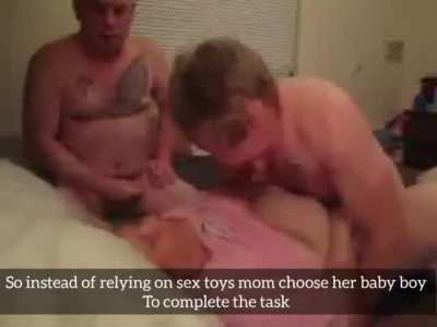 Helping out mom and dad