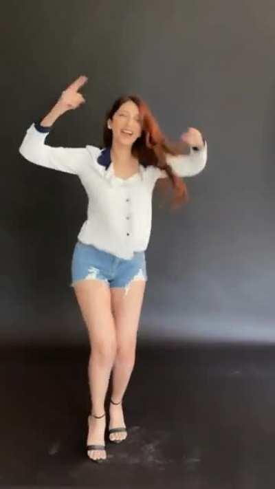 She is a doctor. No wonder her patients get the best treatment via those creamy thighs