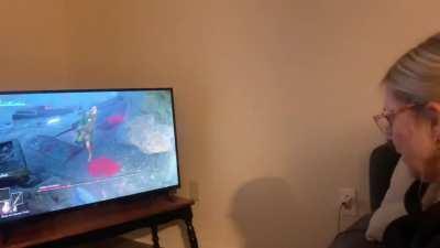 Last night I helped my mom (65) ‘git gud’ and beat soldier of God on Elden Ring as a new player. After four attempts she wanted to throw in the towel. I told her to dig deep push through a few more attempts, that these games are made for you to persist an