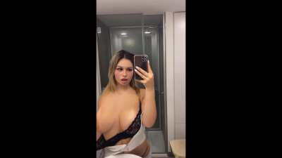 I want to lay my pale tits on someone’s face