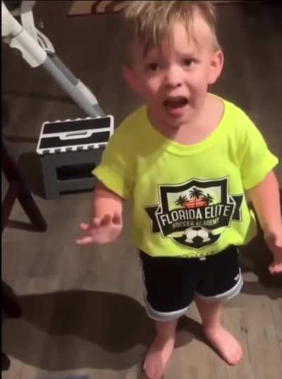 Little man with a big heart. Made me smile.