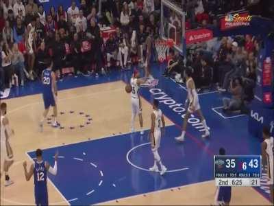 [Highlight] Embiid's block leads to a Harden And-1