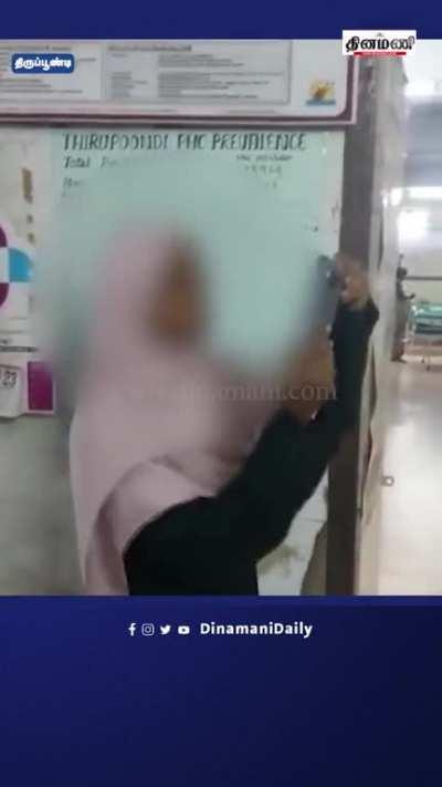 BJP functionary threatens a night-shift Doctor for wearing Hijab in Nagapattinam
